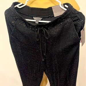 Sparkly Black Joggers
